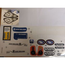 Stickersatz für den Peg Perego New Holland T8