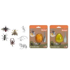 Scout Dissect-It Discovery – Excavation Kit with Random Insects or Skeletons incl. Tools, 4–7 cm