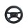 Peg Perego - Lenkrad schwarz/grau passend zu John Deere Gator, Ground Force und Ground Loader