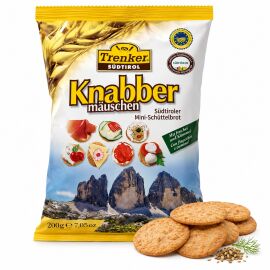 Trenker Knabbermäuschen Südtiroler Mini-Schüttelbrot 200 g - Südtiroler Genuss