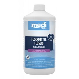 mediPOOL Flockmittel flüssig 1 l für kristallklares Poolwasser