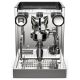 Rocket Espresso Appartamento TCA Chrom / Schwarz – Premium Zweikreis-Siebträgermaschine mit E61 Brühgruppe
