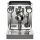 Rocket Espresso Appartamento TCA Chrom / Schwarz – Premium Zweikreis-Siebträgermaschine mit E61 Brühgruppe