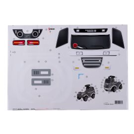 rolly toys Aufkleber Truck THW Original Ersatzteil – Sticker-Set für rollyTruck THW Kinderfahrzeuge