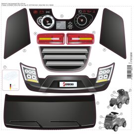 Ferbedo Aufkleber Truck Original Ersatzteil – Sticker-Set für Ferbedo Truck Kinderfahrzeuge