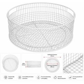 Adler Mixed Load Basket Ø355 mm H140 mm Ø280 mm Mounting Original Wire Basket