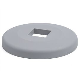 Blickle AG 100/V25 Abweiskappe aus Polyethylen Ø 100 mm – Rammschutz für Vierkantrohre 25 mm