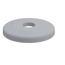 Blickle AG 125/R25 Abweisrad aus Polyethylen Ø 125 mm – Rammschutz für Rohrrahmen mit 25 mm Bohrung
