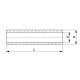 Blickle XAT 12x37 PTFE-beschichtetes Edelstahl-Achsrohr...