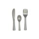 Smoby Besteck-Set Grau – Messer, Löffel &...