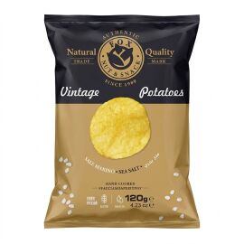 Fox Bar Italia Kartoffelchips mit Meersalz 120 g – Knusprige Premium Chips aus Italien