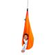 LA SIESTA Joki Foxy – Organic Cotton Childrens Hanging Nest Chair with Suspension Set (Fox / Orange)