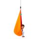 LA SIESTA Joki Foxy – Organic Cotton Childrens Hanging Nest Chair with Suspension Set (Fox / Orange)