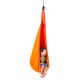 LA SIESTA Joki Foxy – Organic Cotton Childrens Hanging Nest Chair with Suspension Set (Fox / Orange)