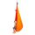 LA SIESTA Joki Foxy – Organic Cotton Childrens Hanging Nest Chair with Suspension Set (Fox / Orange)