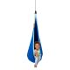 LA SIESTA Joki Dolphy – Organic Cotton Childrens Hanging Nest Chair with Suspension Set (Dolphin / Blue)