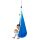 LA SIESTA Joki Dolphy – Organic Cotton Childrens Hanging Nest Chair with Suspension Set (Dolphin / Blue)