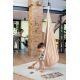 LA SIESTA Joki Teddy – Organic Cotton Childrens Hanging Nest Chair with Suspension Set (Teddy Bear / Beige-Brown)