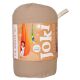 LA SIESTA Joki Teddy – Organic Cotton Childrens Hanging Nest Chair with Suspension Set (Teddy Bear / Beige-Brown)
