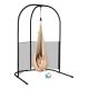 LA SIESTA Joki Teddy – Organic Cotton Childrens Hanging Nest Chair with Suspension Set (Teddy Bear / Beige-Brown)