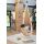 LA SIESTA Joki Teddy – Organic Cotton Childrens Hanging Nest Chair with Suspension Set (Teddy Bear / Beige-Brown)