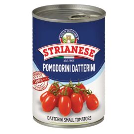 Strianese Kirschtomaten in Tomatensaft – 400g (Ganze Pomodorini aus Italien)