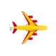 DHL Sky Flyer Flugzeug 18 cm – Dickie Toys Deckenflugzeug ab 3 Jahren