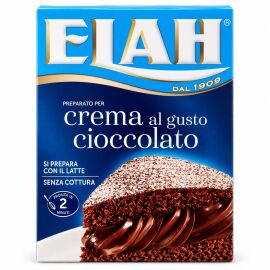 Elah Preparato per Crema al Gusto Cioccolato 75g - Original italienische Schokoladencreme ohne Kochen