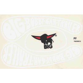 Big Bobby Car Stickers Aufkleber f&uuml;r Trailer Anh&auml;nger Classic