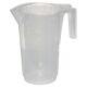 Messbecher 2 Liter aus Kunststoff mit Henkel