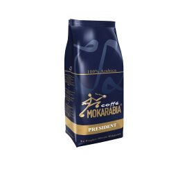 Mokarabia President 1 kg Whole Coffee Beans – 100% Arabica, Mild, Smooth & Aromatic