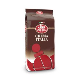 Saquella Crema Italia Espresso 1 Kg echt italienisch und stark im Geschmack ganze Bohne